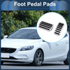 Volvo V40 (2013-2019) Silver Tone Automatic Footrest Pedals Cover Set