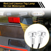 Car Motorcycle 2 x License Plate Light 12V Led Tag Lamp