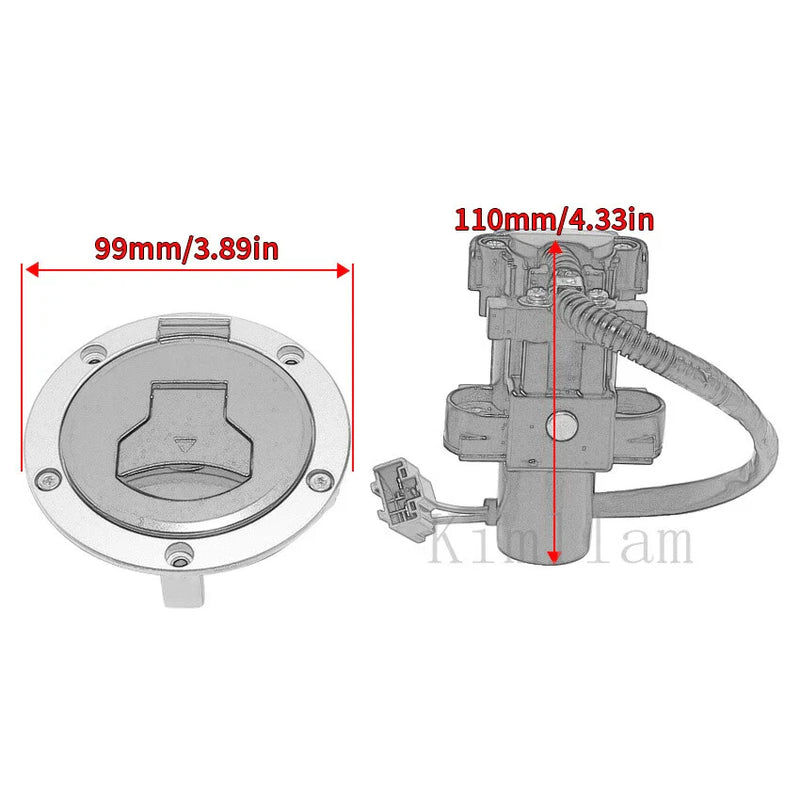 Honda CBR500 CBR500R CBR400R CB500F Ignition Key Switch Lock Set (2018-2023)