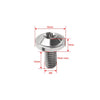 Titan Motorcycle Bike 6 x M6x15mm Alloy Torx Head Screws