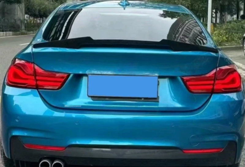 BMW 4 Series F36 Gran Coupe Glossy Black Rear M4 Style Spoiler (2013-2019)