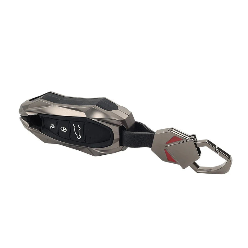 Porsche Cayenne Coupe Black Smart Key Fob Cover Case (2018-2025)