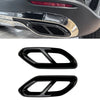 Mercedes Benz GLC X254 2 x Rear Bumper Exhaust Pipe Trim (2023-2023)