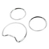 Mercedes Benz C E CLK Class Speedometer Gauge Dial Rings Bezel Trim (2003-2009)