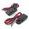 Motorcycle - Amber, Black Mini LED Turn Signal Blinker Lights