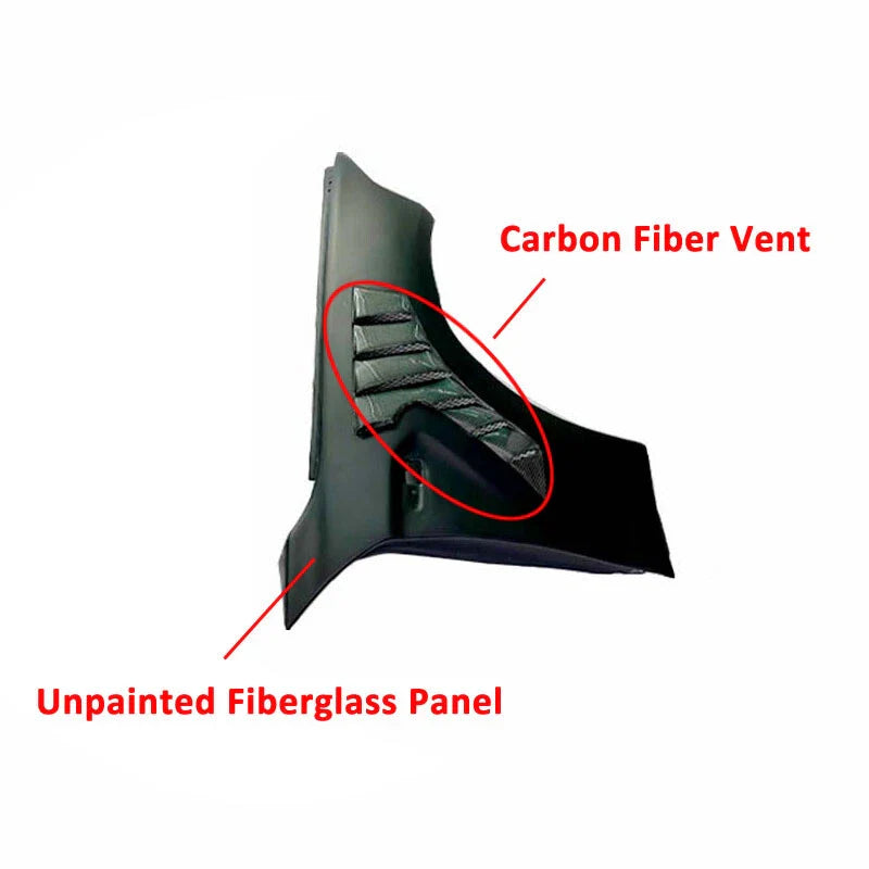 BMW M2 F87 2016-2021 Unpainted (Carbon Vent) Front Fenders