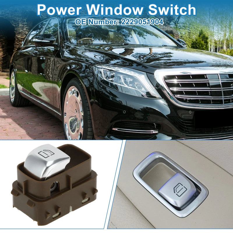 Mercedes-Benz E300 GLC300 S400 S500 Power Window Switch (2016-2023)
