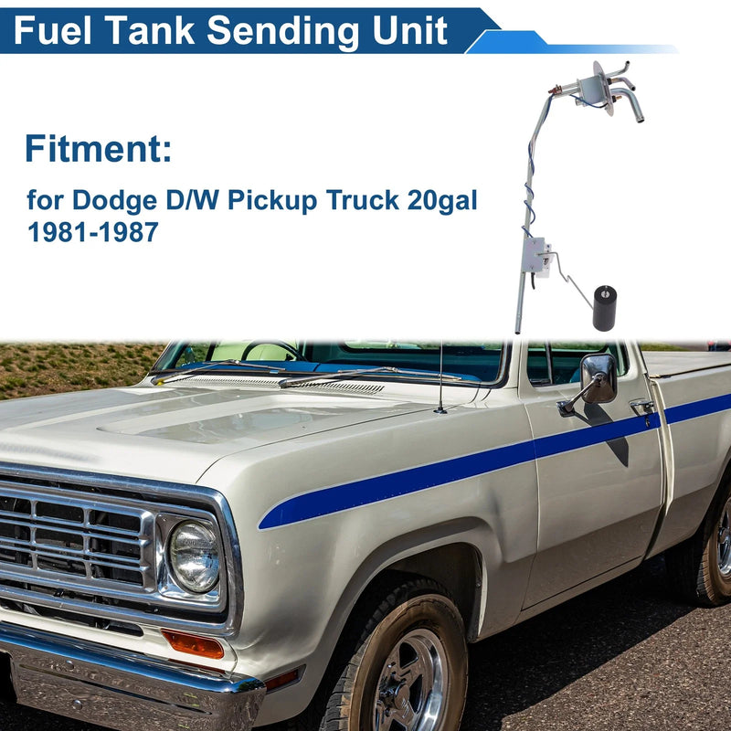 Dodge D / W Pickup Truck Fuel Level Sending Unit 20gal (1981-1987)
