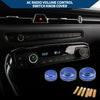 Toyota Supra (2018-2022) - 3 Pcs Blue AC Radio Volume Knob Cover Ring
