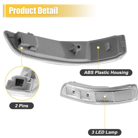 Kia Sorento 3 LED Front Left Side Mirror Turn Signal Light (2011-2020)