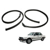 BMW M3 E30 Sedan 318i 325i 325iX 1984-1991 Front Door Weatherstrip Set
