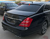 Mercedes Benz S-Class W221 ABS Black Roof Spoiler Wing Cover Trim (2007-2013)
