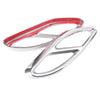Mercedes Benz E-Class Rear Cylinder Exhaust Pipe Covers (2014-2020)