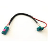 BMW 4+2Pin Fakra HSD Z Male to Z Female 90 Degree Cable