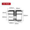 Land Cruiser Prado Carbon Fiber Side Air Condition Outlet Vent Trim fit