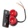 Motor Integrated Tail Light Dual Turn Signal Brake License Plate Lamp