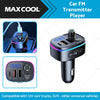 Vehicle Bluetooth FM Transmitter Car Radio Adapter with USB Charger