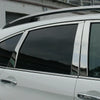 Honda CR-V Chrome Pillar Post Stainless Trim Door Cover 6pcs (2012–2016)