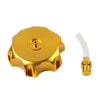 Honda Yamaha Taotao SSR Apollo ATV 49mm Gold Gas Fuel Tank Cap (70-125cc)