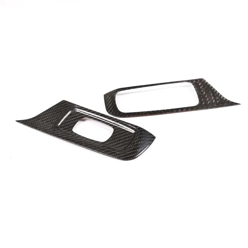 Porsche 718 911 2016+ Real Carbon Fiber Door Window Switch Cover Trim Fit