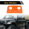 Jeep Wrangler JL JLU (2018-2024) Orange Rear Window Switch Panel Trim Cover