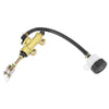 Motorcycle Dirt Bike Gold Tone Rear Brake Master Cylinder Pump w/ Reservoir