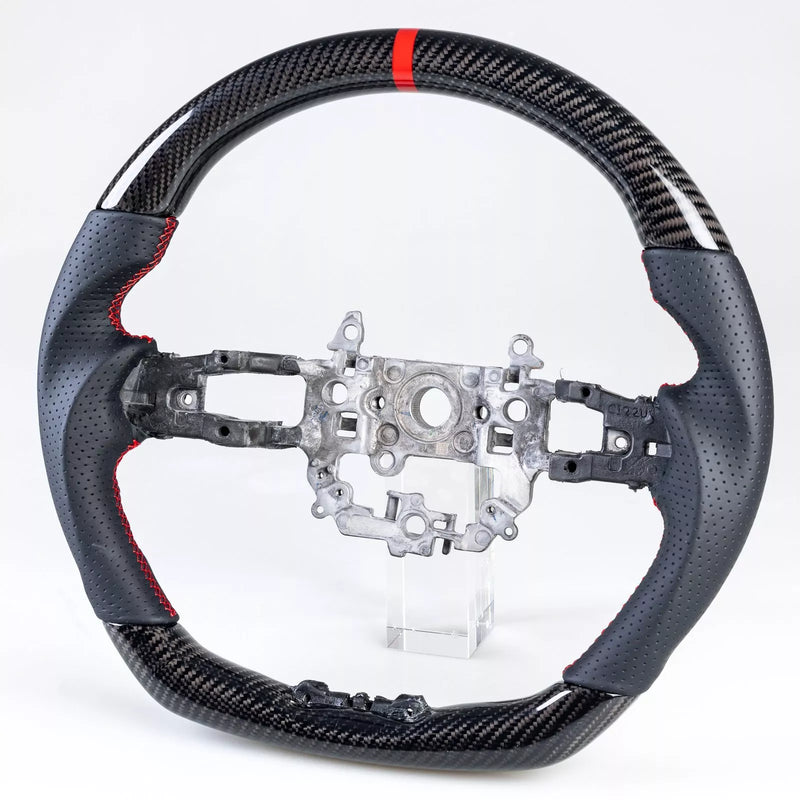 Honda Civic Carbon Flat Bottom Leather Steering Wheel (2022-2024)