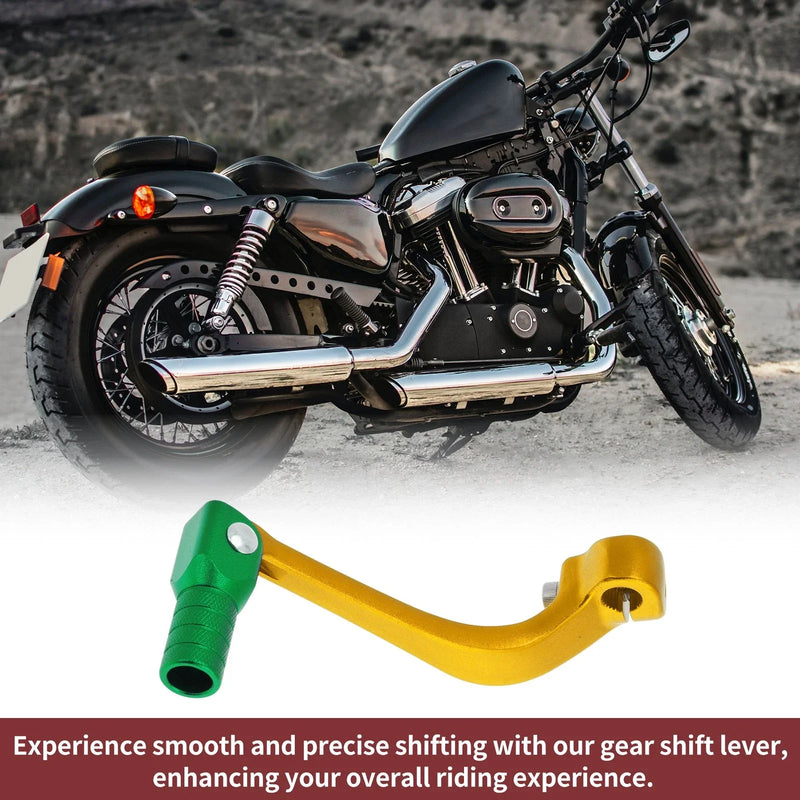 Honda CRF110F Gold Tone Green Motorcycle Gear Shifter Lever (2013-2018)