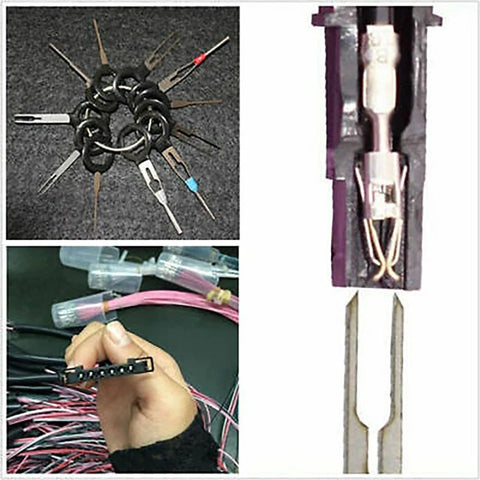Car Terminal Removal Tool Wire Connector Pin Release Extractor Puller Kit