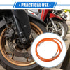Motorcycle Hydraulic Brake Hose Line 220cm 86.61in 10mm Orange