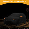 Peugeot 2008 (2014-2023) Black Aluminum Film Waterproof Car Cover
