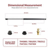 Polaris Ranger XP 900 Windshield Lift Support & Strut Ball End (2010–2014)
