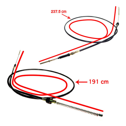 Mitsubishi Triton L200 1986-1996 Rear Hand Brake Cables