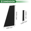 Mercedes CLS 4 Pcs Black Door Pillar Window Trim (2012-2014)