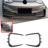 Volkswagen ID.3 2 x Carbon Look Front Bumper Side Air Vent Trims (2019-2022)
