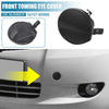 Toyota Yaris Sedan (2006-2013) Black Front Bumper Tow Hook Cover