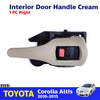 Interior Door Handle Cream Right Fits Toyota Corolla Altis ZRE141 4D 2010-13 D06