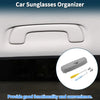 Jeep Renegade 2015-2023 Eyeglasses Holder Storage Box Grey Sunglasses Case