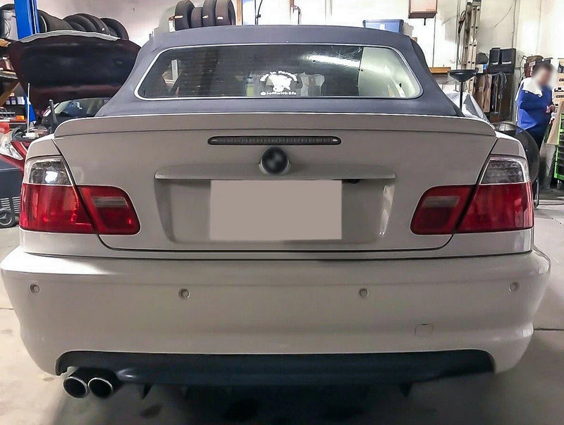 BMW E46 Convertible Topaz Blue Boot Lip Spoiler (2000-2006)