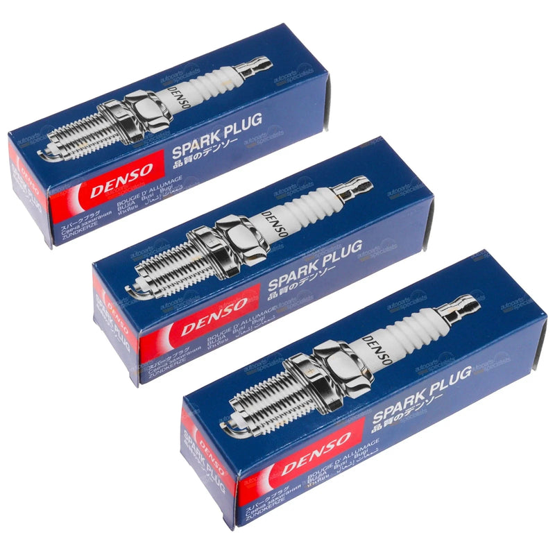 Suzuki Swift SF310 3 cyl 1.0L G10A 3 x  Nickel Spark Plugs (1989-1995)