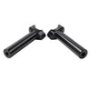 Harley Heritage Softail Dyna FXD 6" Black Straight Handlebar Risers
