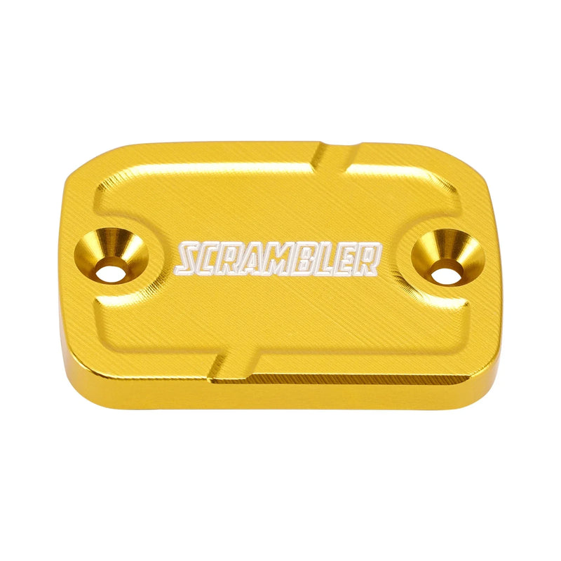 Ducati Scrambler 800, 1100 Brake Clutch Fluid Reservoir Cover - Gold (2015-2023)