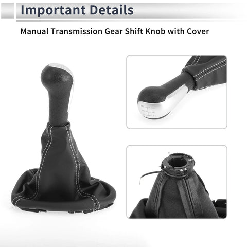 Chevrolet Spark 5 Speed Gear Shifter Knob with Cover (2011 - 2015)
