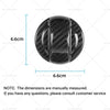 Audi A1 A3 A4 A5 A6 VW Black Carbon Fiber Fuel Gas Tank Cap Cover