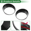 Jeep Wrangler (2024) ABS Carbon Fiber Black 2 x Car Headlight Trim Bezels