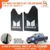 Isuzu D-Max TF Ute 4WD 4X4 Off-Road Black Rubber Mud Flap Splash Guard