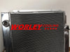 Ford Mustang V8 5.0 5.8 6.4 7.0 3 Row Aluminum Radiator (1967-1970)