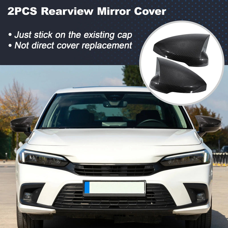 Honda Civic Left Right Ox Horn Rear View Mirror Covers (2022-2025)