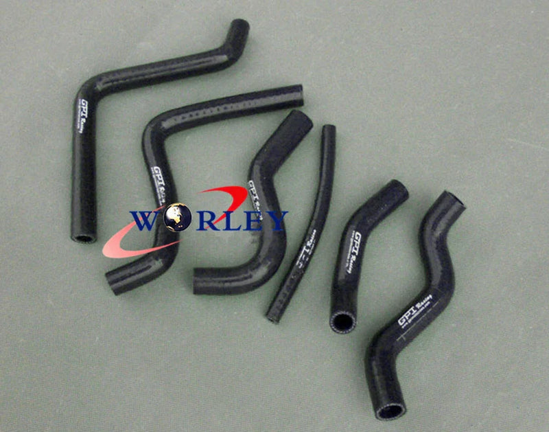Honda CR125R CR125 Aluminum Radiator & 6 Hose Set (2000-2001)