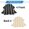Hyundai Elantra 8 Pcs Black Door Pillar Window Trim (2011-2016)